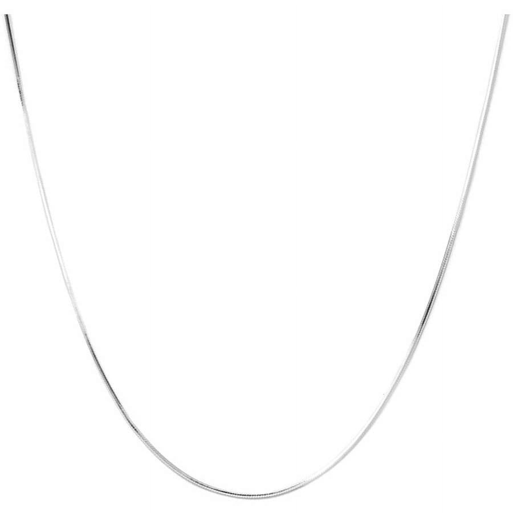 925 Sterling Silver 1mm Snake Chain Necklace, 16” to 30”, with Lobster  Clasp, for Women, Girls, Unisex